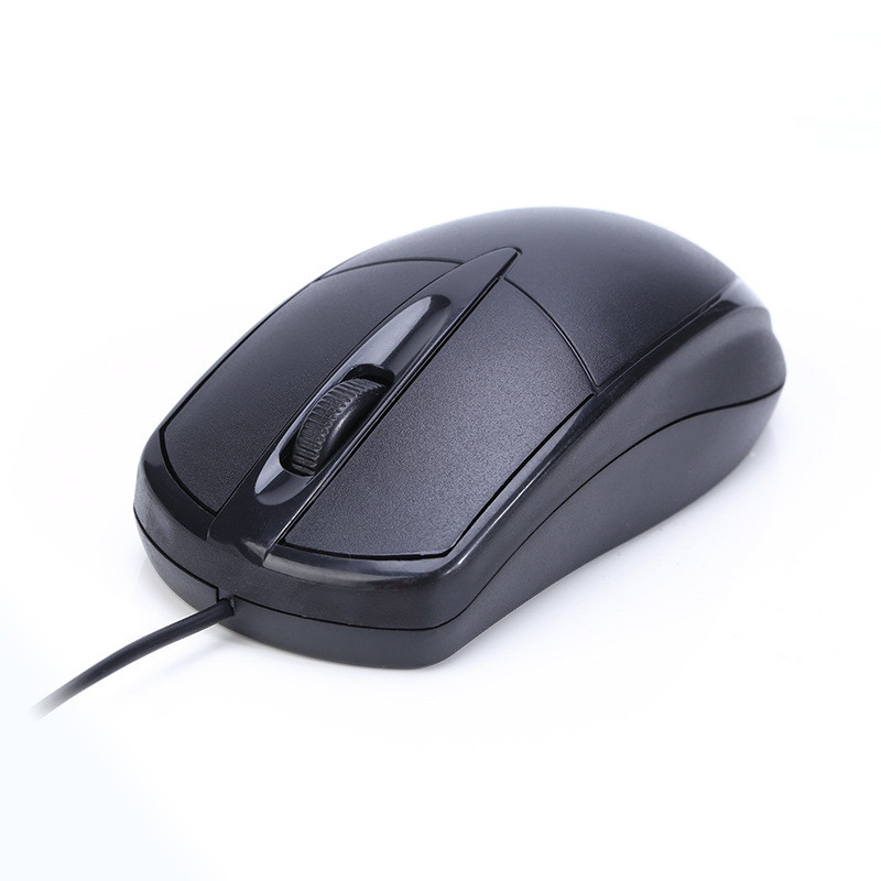 2XUSB 2.0 Optical Wired Scroll Wheel Mouse PC Laptop Notebook Desktop Black Mice
