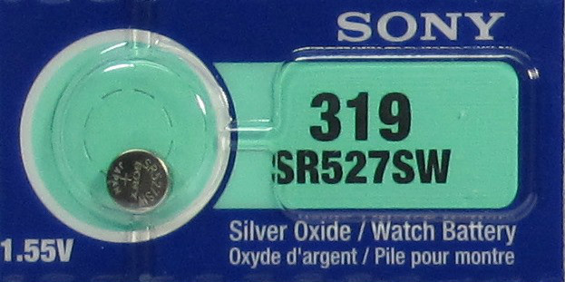 1 Sony Silver Oxide SR527SW SR527W SR527 1.55V Battery
