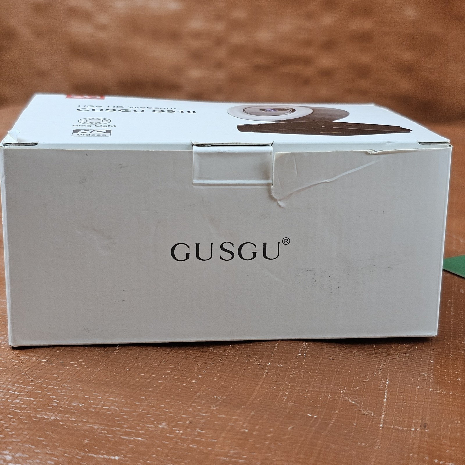 GUSGU G910 Webcam for PC with Microphone, Light & Privacy