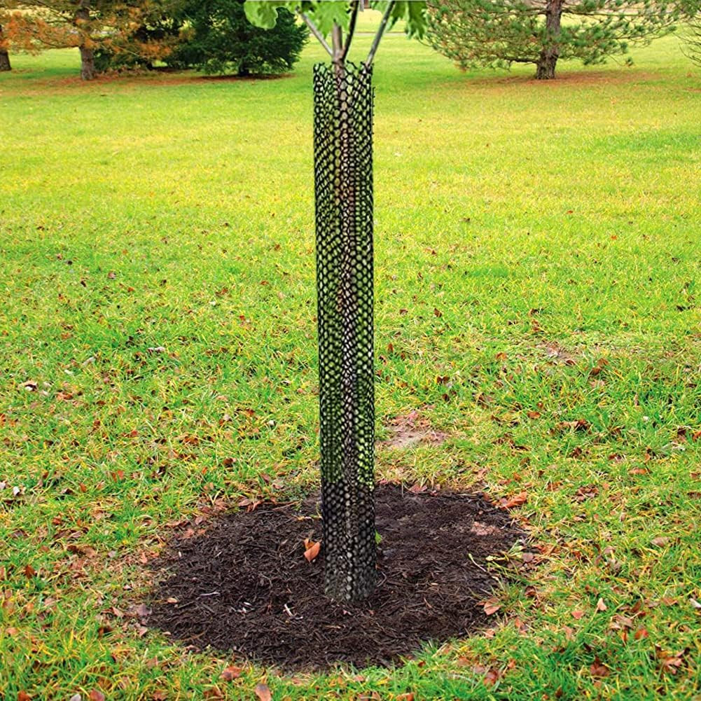 Mesh Tree Trunk Protectors, 6 Pack 40 Inches Tree Bark Protector Guard with Zip