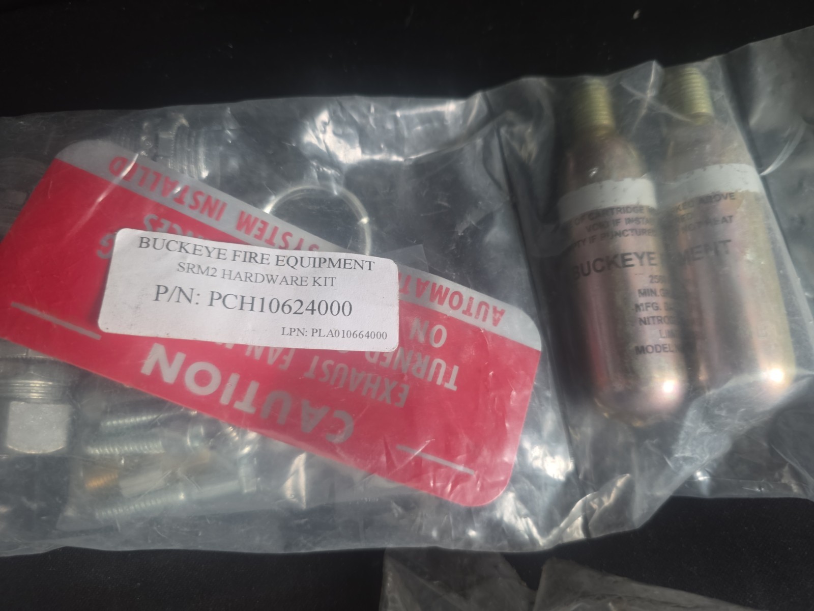 Buckeye SRM2 Hardware Kit PCH10624000 Kitchen Mister Fire Suppression NEW OEM