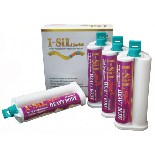 I-Sil Premium Heavy Body Fast Set VPS Impression Material - 4X50ml/Box_ISHBF