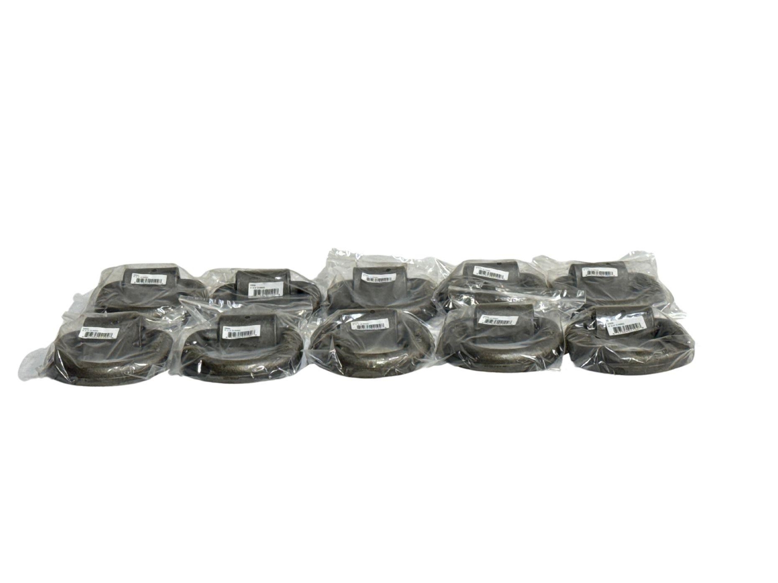 5"X6" 1" Heavy Duty Weld On Forged D-Ring 47,600lbs Strength Fleet Tough 10pk