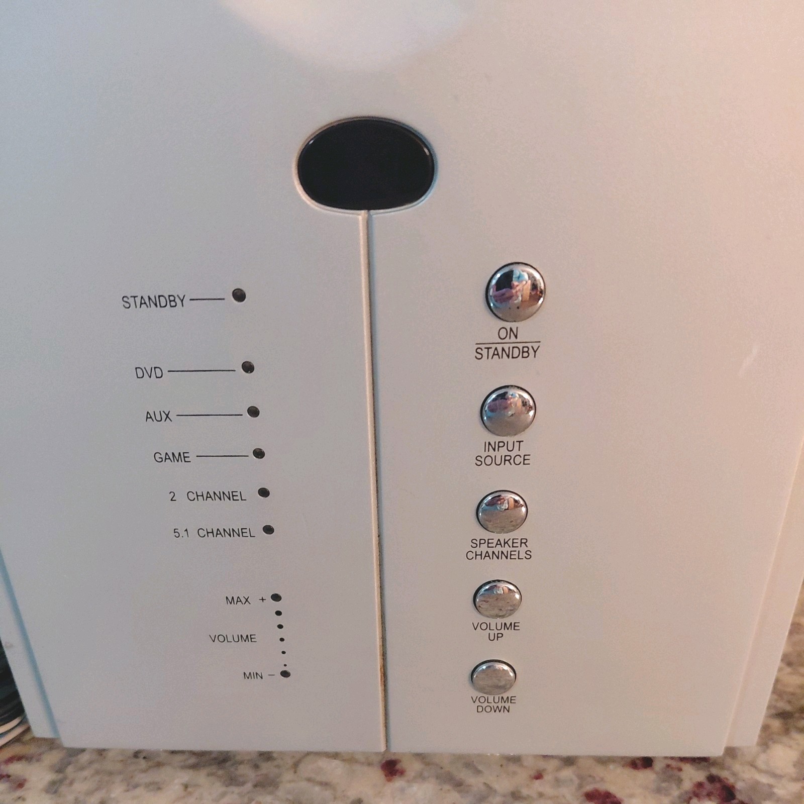 Regent HT-2004 Silver Audio Input/Output Home Theatre Speaker