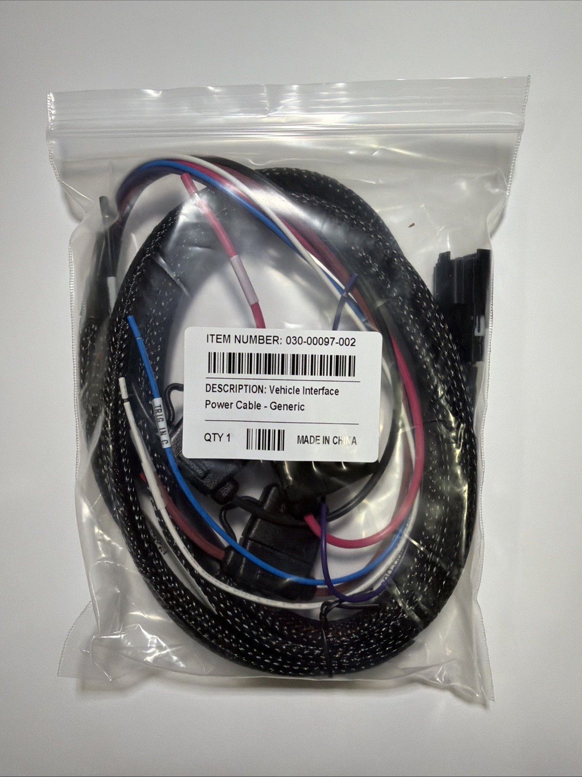 LYTX 030-00097-002 Vehicle Interface Power Cable-Generic NEW!!