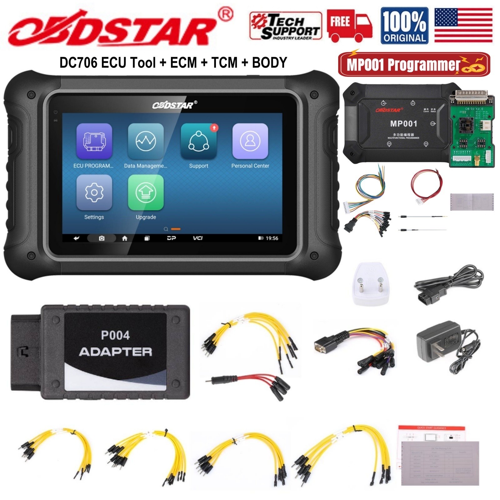 OBDSTAR DC706 Full Version E-CU+ECM+TCM+BODY Clone Tool  With MP001 Programmer