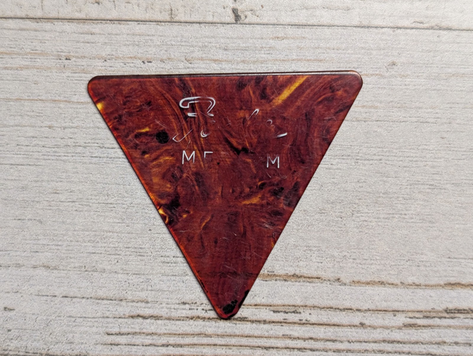 Vintage Style Tortoise Shell Triangle Guitar Pick Plectrum MRM