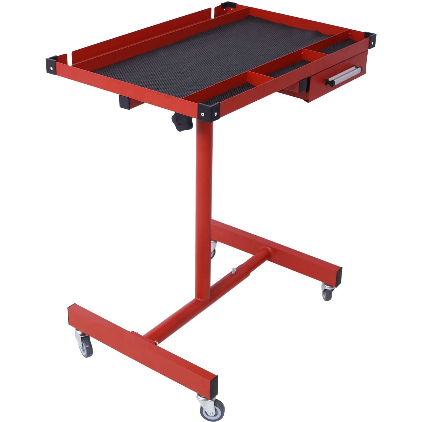 Adjustable Tear Down Work Table w/ Drawer 220LBS Load w/Casters Tool Storage