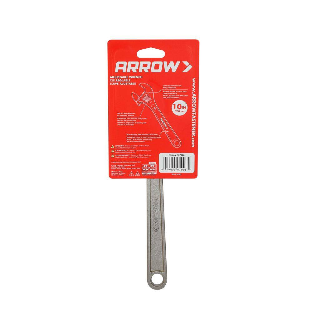10In. Adjustable Wrench