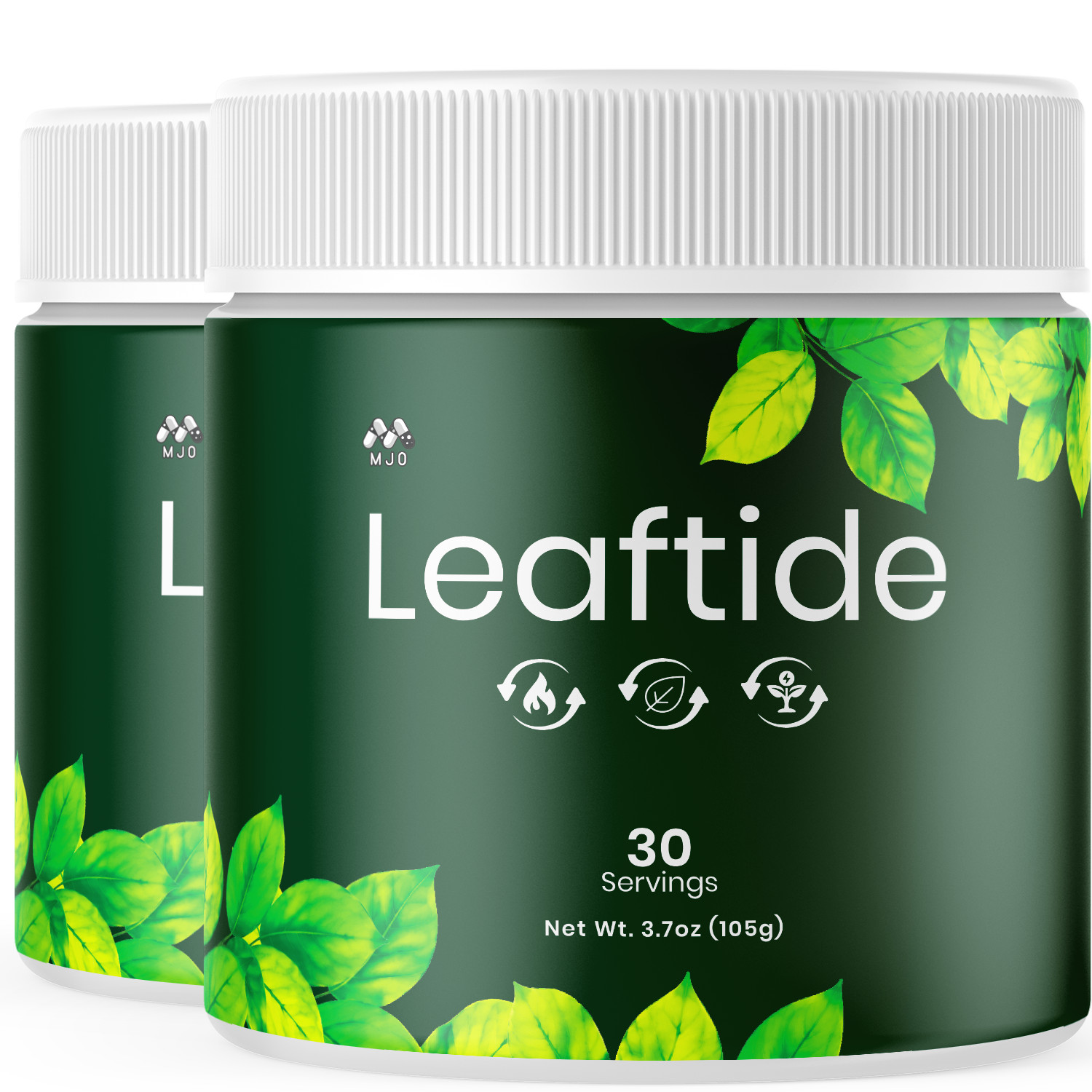 (2 Pack) Leaftide Powder Advance Weight Management Support Leaf Tide 60 Servings