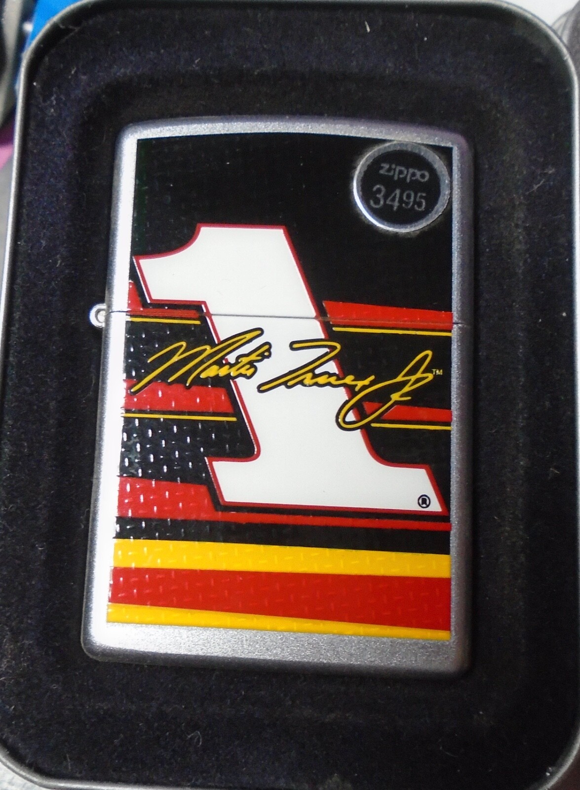 Zippo 24240 #1 big side number Martin Truex Jr. NASCAR February 2007
