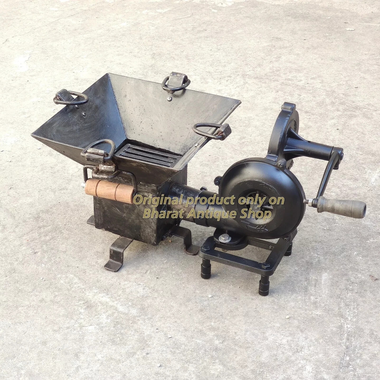 Squire Forge Furnace With Hand Blower Pedal Type Handle Working Functional Tool