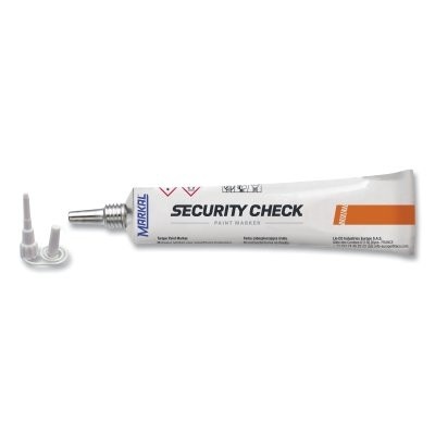 Security Check Paint Marker, Black, Extended Plastic Tip LA-CO Industries Inc