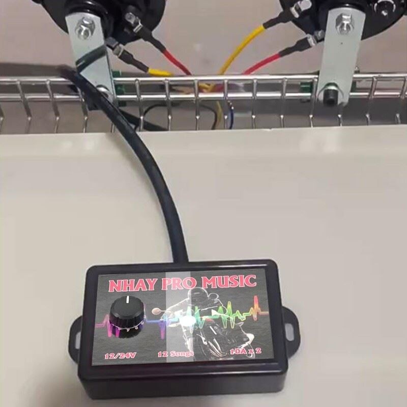 Innovative Motorcycle Horn Control Unit Offering 12 Personalizes Sounds for Ride
