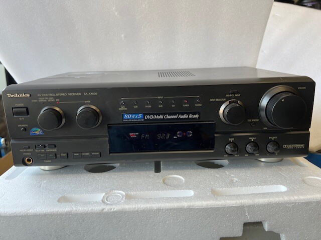 Technics SA-AX530 AV Control Stereo Receiver MULTI CHANNEL 100% Tested!!