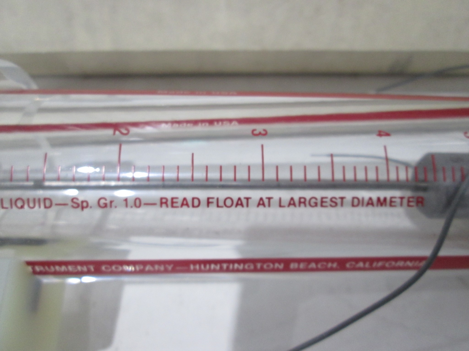King Instrument, K76-03-0141, Flowmeter, New