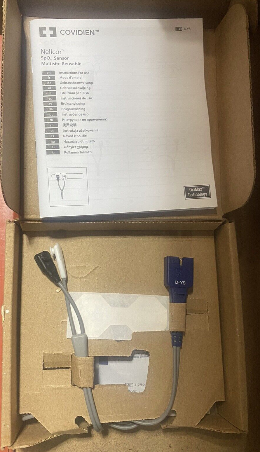 Nellcor SPO2 Sensor D-YS