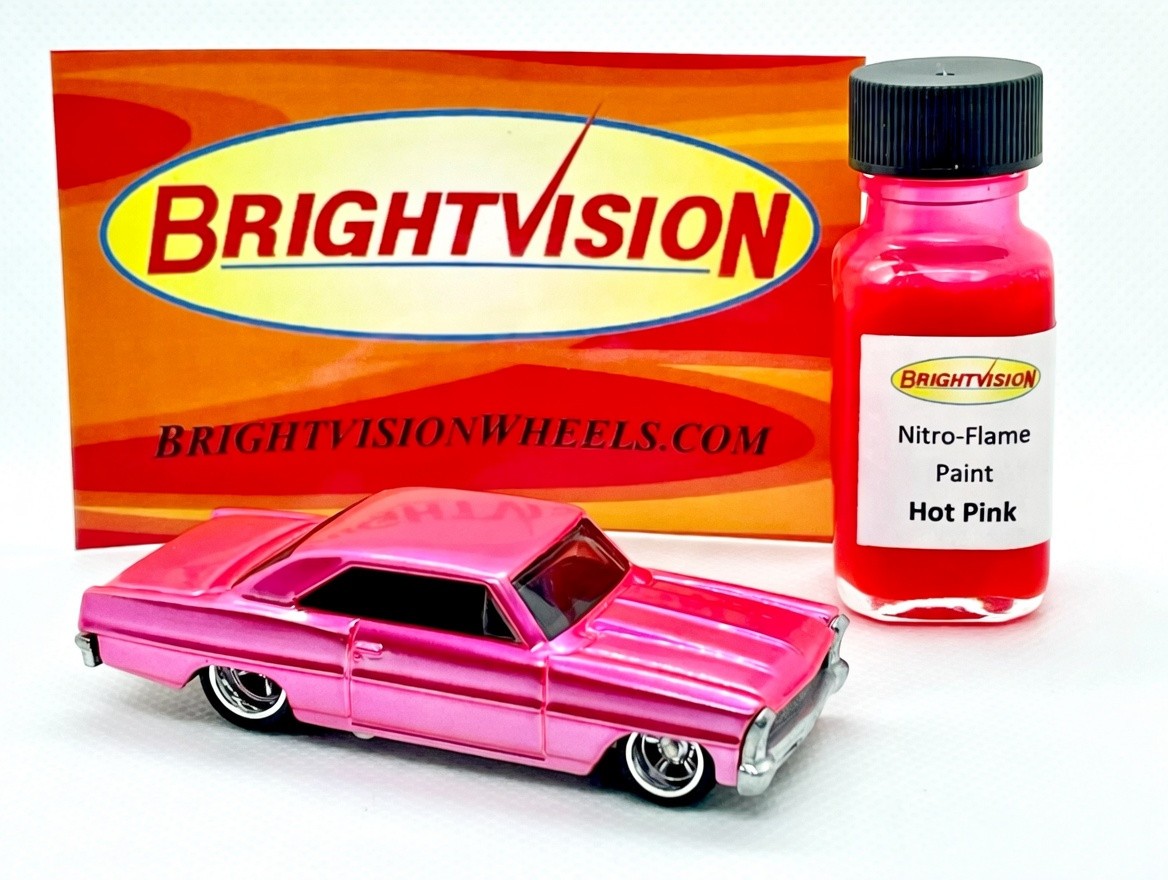 Brightvision HOT PINK SpectraFlame Nitro-Flame Redline Restoration Custom Paint