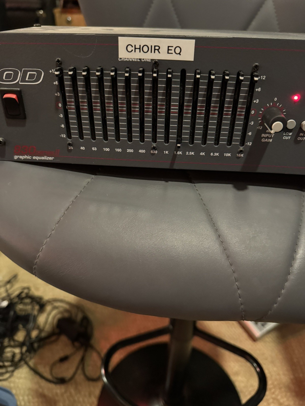 DOD SR 830 Q Dual 15 Band 2 Channel Stereo EQ Graphic Equalizer Processor