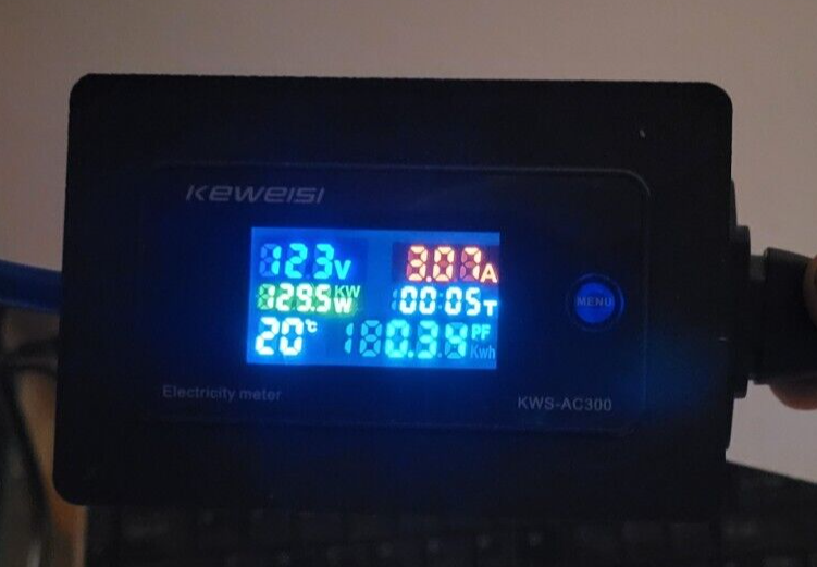 Iceriver Ks3 Kilowatt meter-analyzer (READ!!) Watts, amp, voltage, total, ect