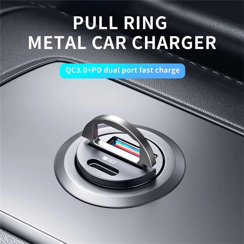 2 Port USB Super Fast Car Charger Adapter For iPhone Samsung Android Cell Phone