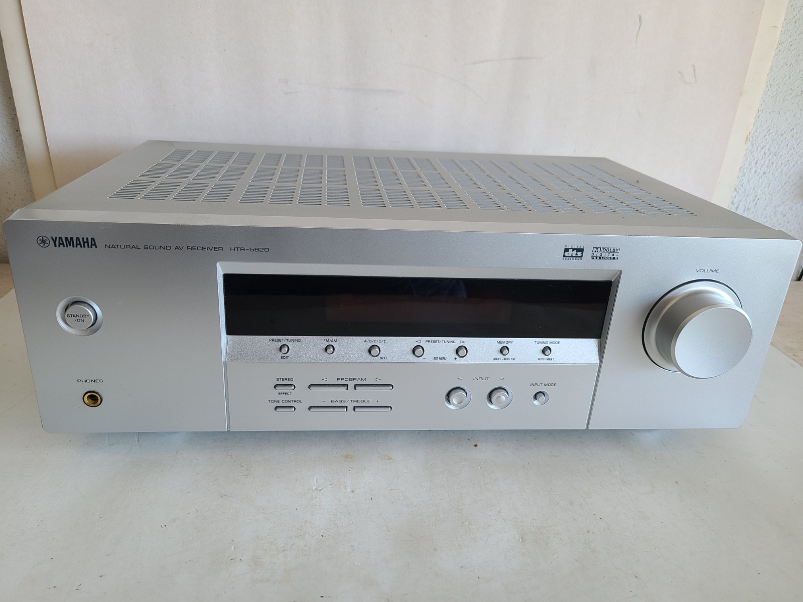 Yamaha HTR-5920 Silver Natural Sound Receiver Amplifier Theater Surround Sound