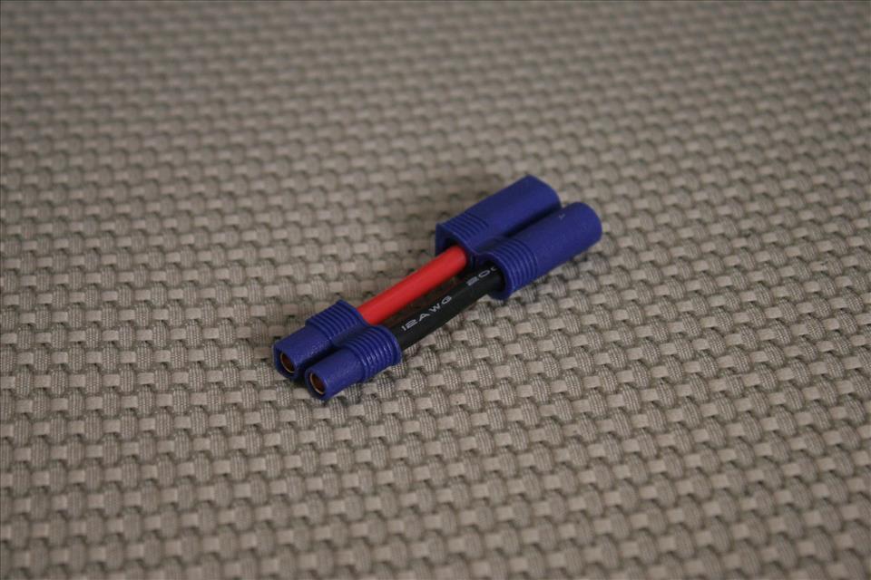 3dRCparts 12awg FEMALE EC3 TO MALE EC5  BATTERY ADAPTER CONNECTOR USA
