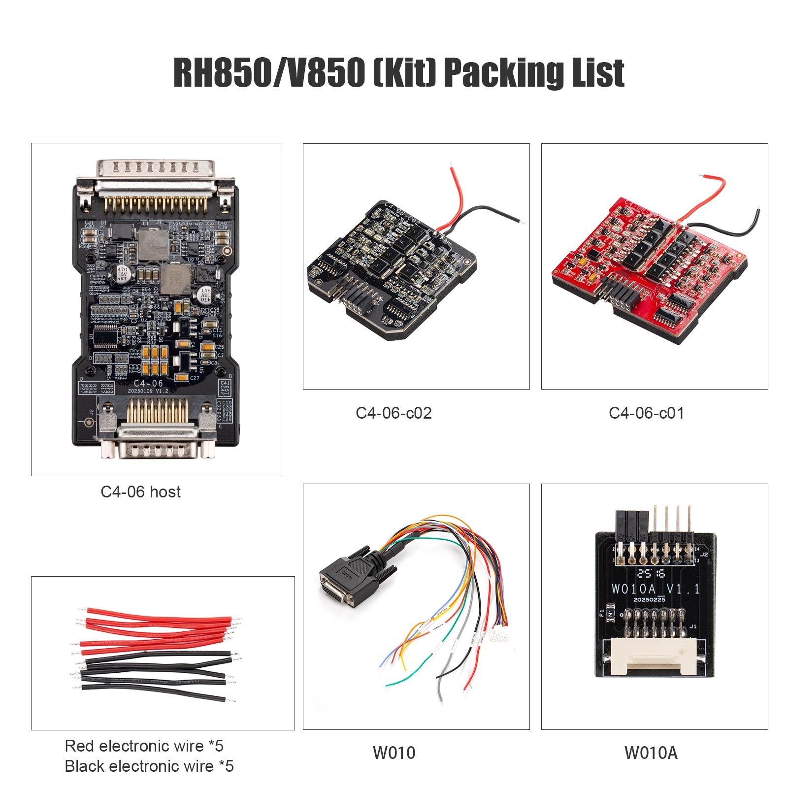 OBDSTAR P50 Reset Tool +CAN FD Adapter+MP001 Programmer+RH850/V850 C4-06 Adapter