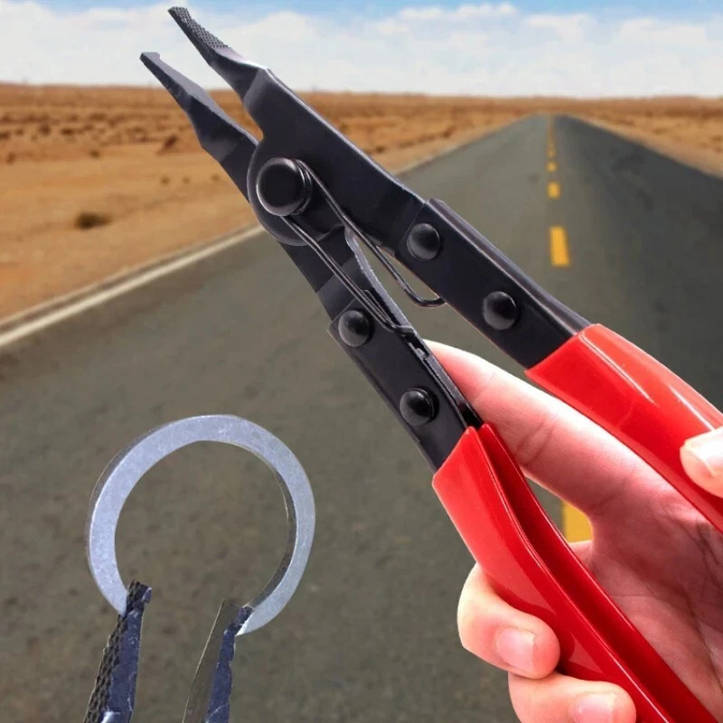 Angle Tip Lock Ring Portable Transmission Special Circlip Multifunction Pliers