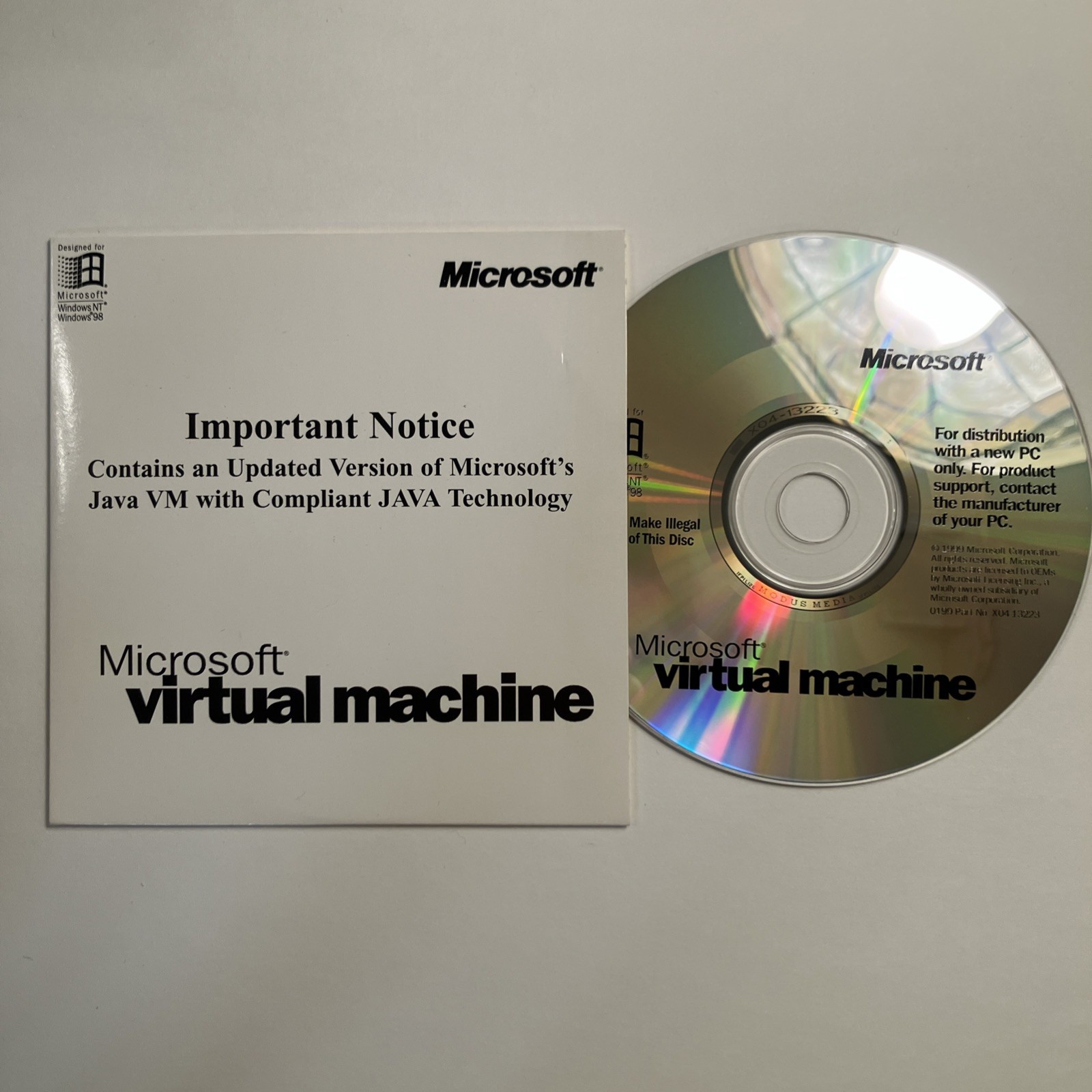 Microsoft Virtual Machine (Java VM Windows 98/NT)