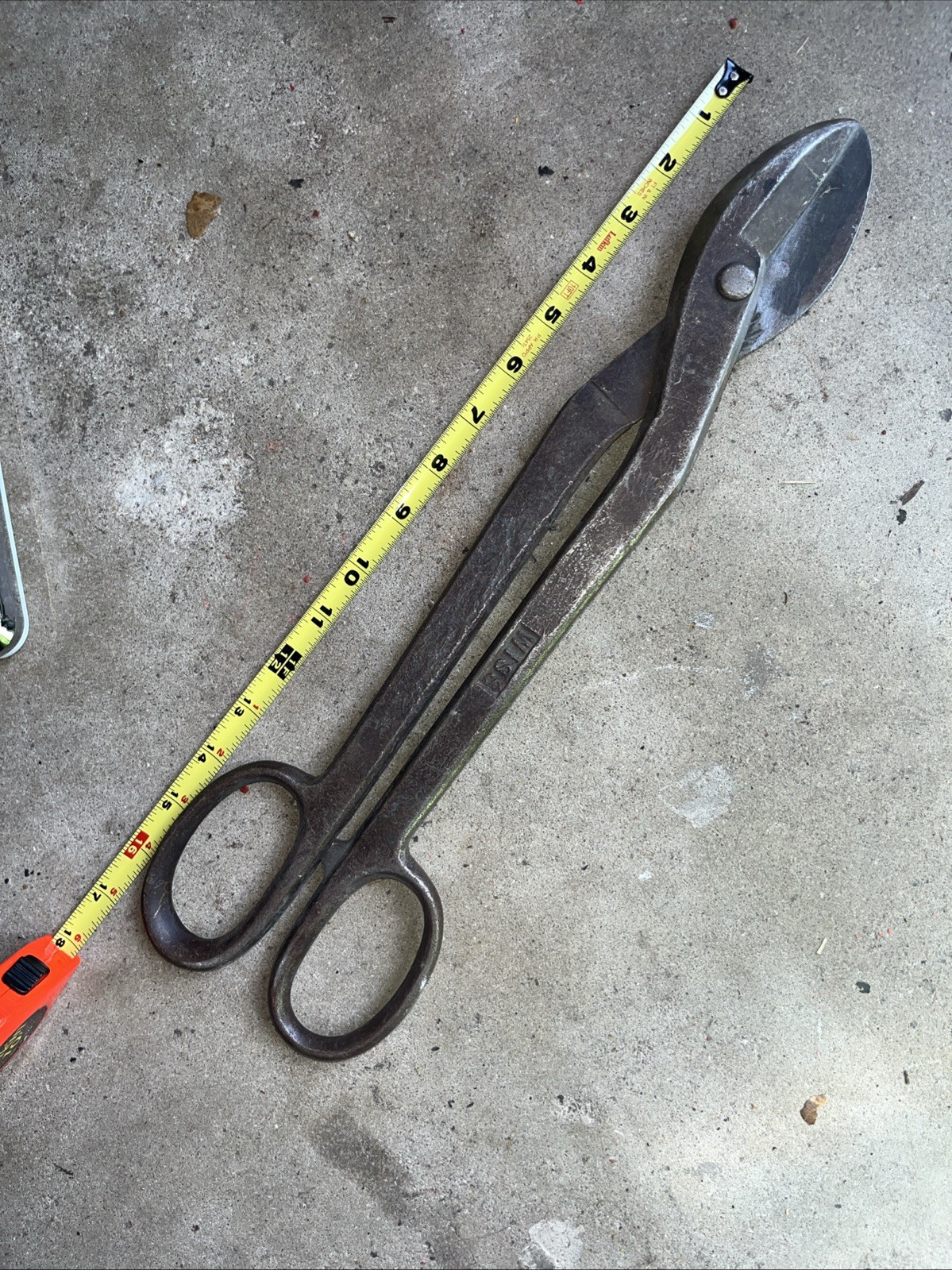 Vintage Wiss Tin Snips Scissors Metal Shears 17 In Made in USA - Nice.   (#7)