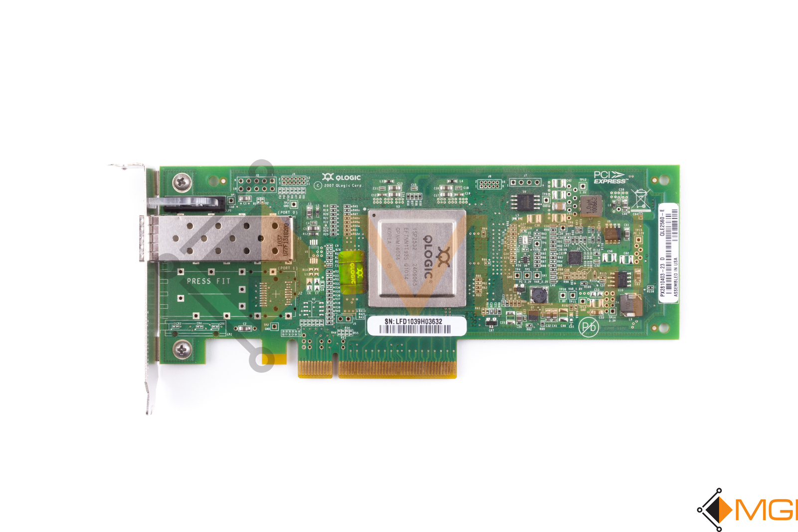 QLOGIC QLE2560-E PCI-E 8GB/S SINGLE PORT HBA CARD LOW PROFILE // FREE SHIPPING