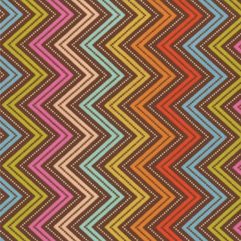 Moda Fabric ~Wrens & Friends ~ 1 yard  ~Gina Martin ~ #10005 21 Multi Chestnut
