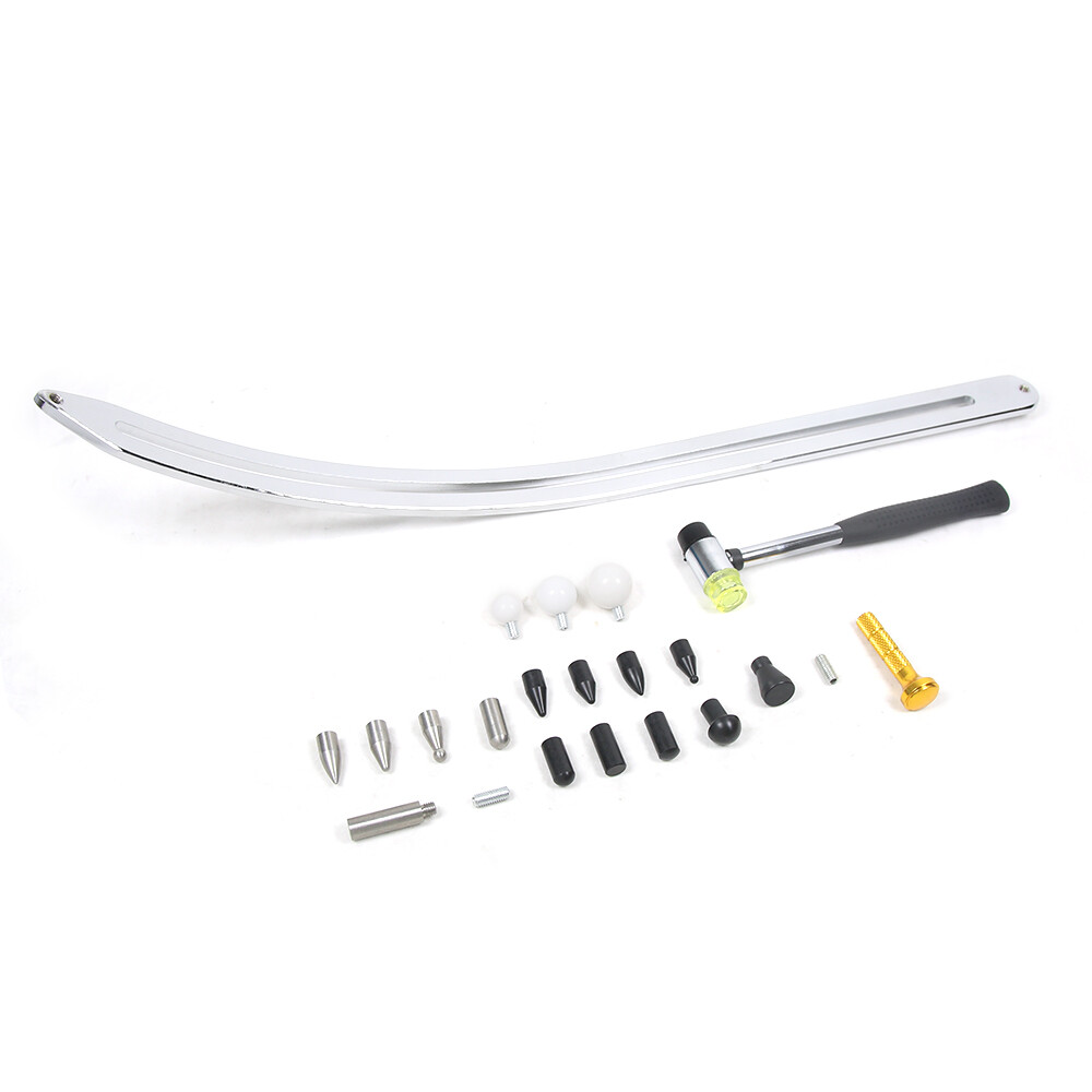 Auto Dent Repair Kit,Car Fender Damage Repair Tools,Flat Bar,Auto Dent Repair