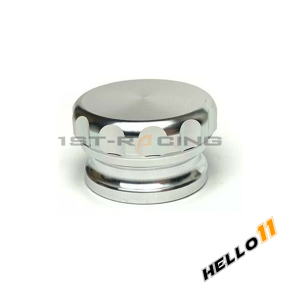 1" Aluminium Alloy Weld On Filler Neck And Cap Oil Fuel Water Tank Sliver 1 inch