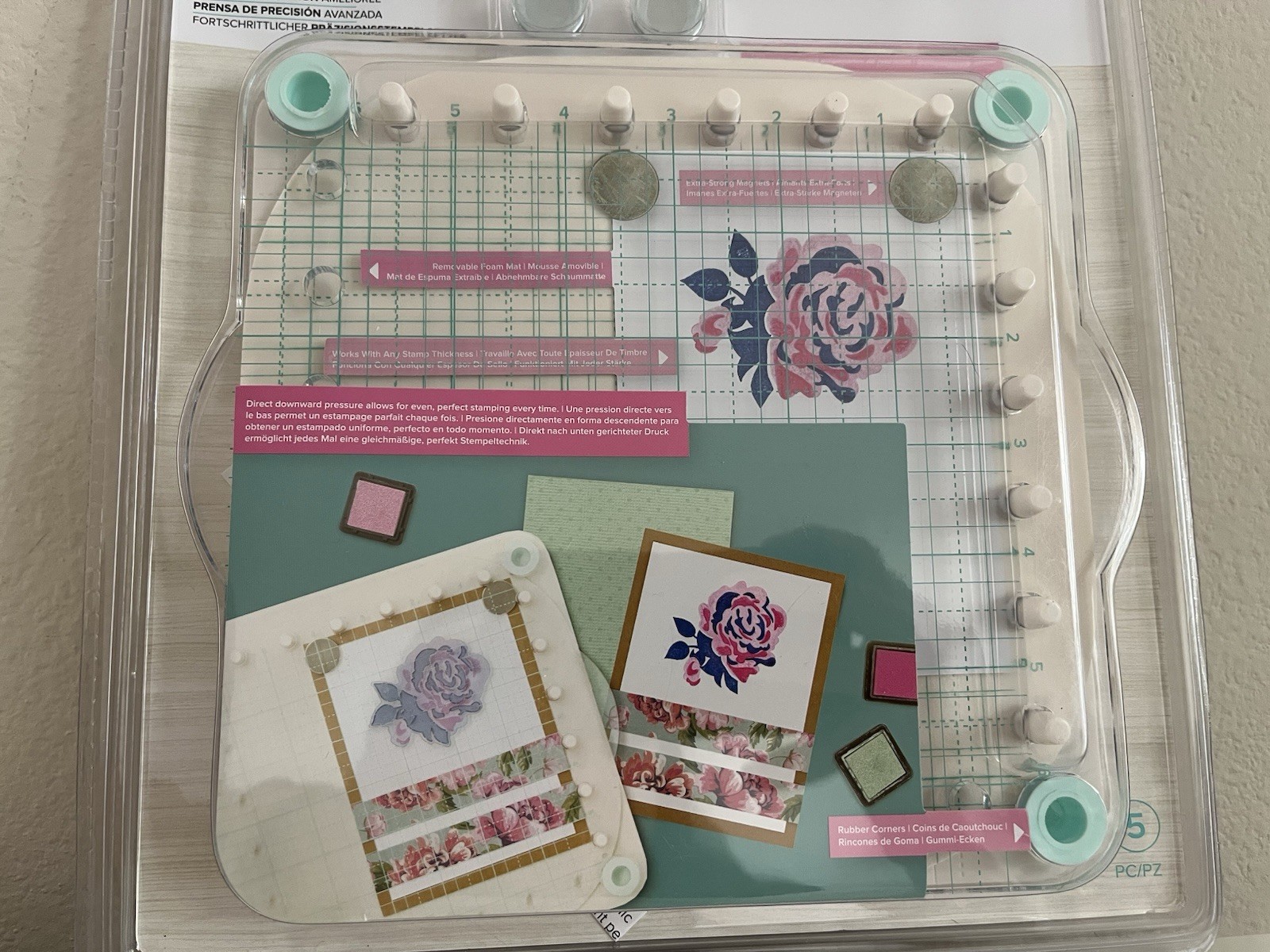 We R Memory Keepers Precision Press Advanced 5-Piece Scrapbooking Card Making