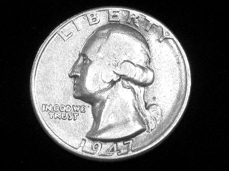 1947-D Washington Quarter --- Extra Fine +++
