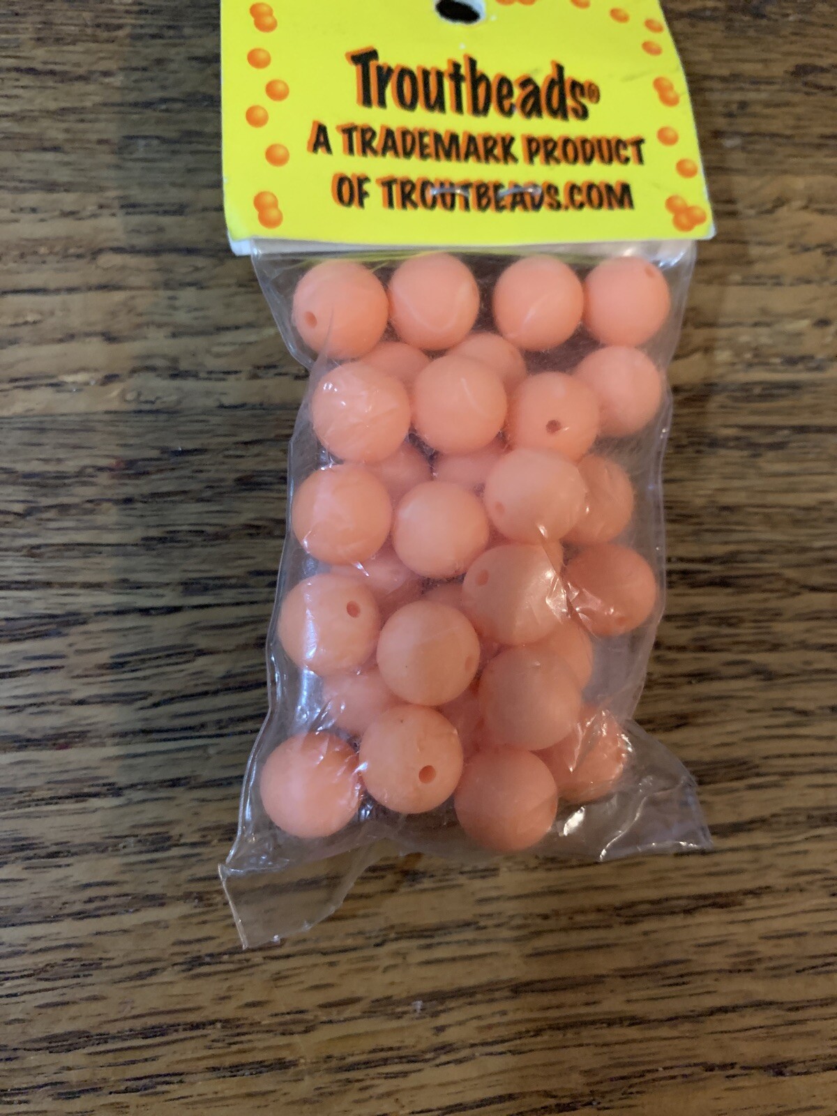 Trout Beads 10mm Cheese