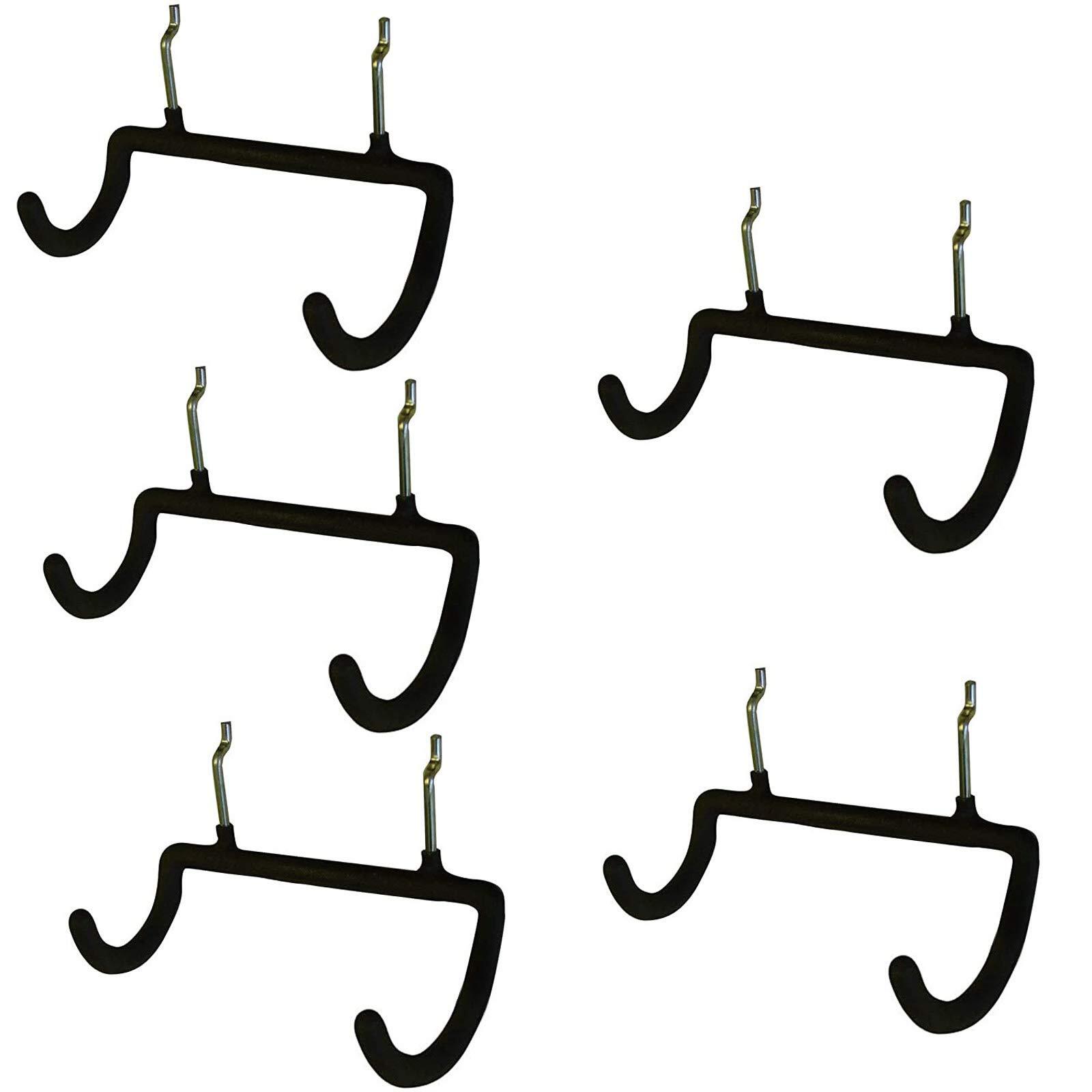 Menecor 5PCS Pegboard Drill Holder with Double Hooks and Accessories Bag for ...