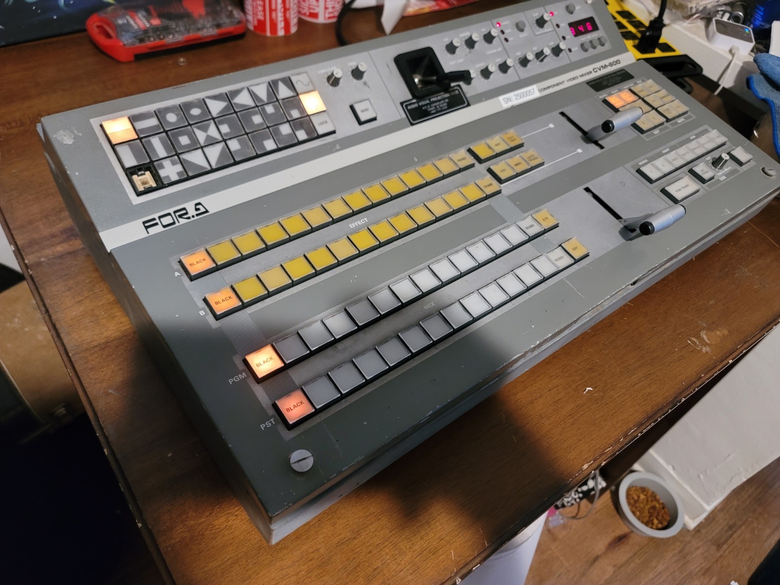 For.A CVM-600 Component Video Mixer Stereo Audio Mixer