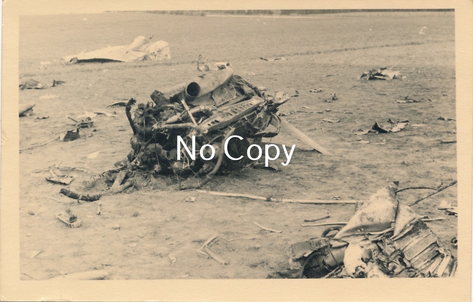 WK2 France Plane Wreck Photo X223