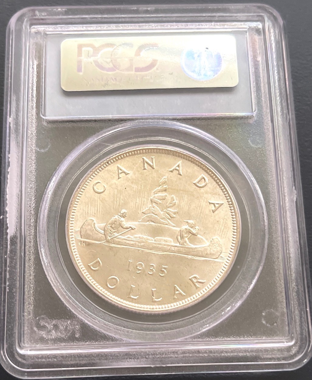 1935 Canada Silver Dollar PCGS MS64 – First Year Voyageur-Key Date
