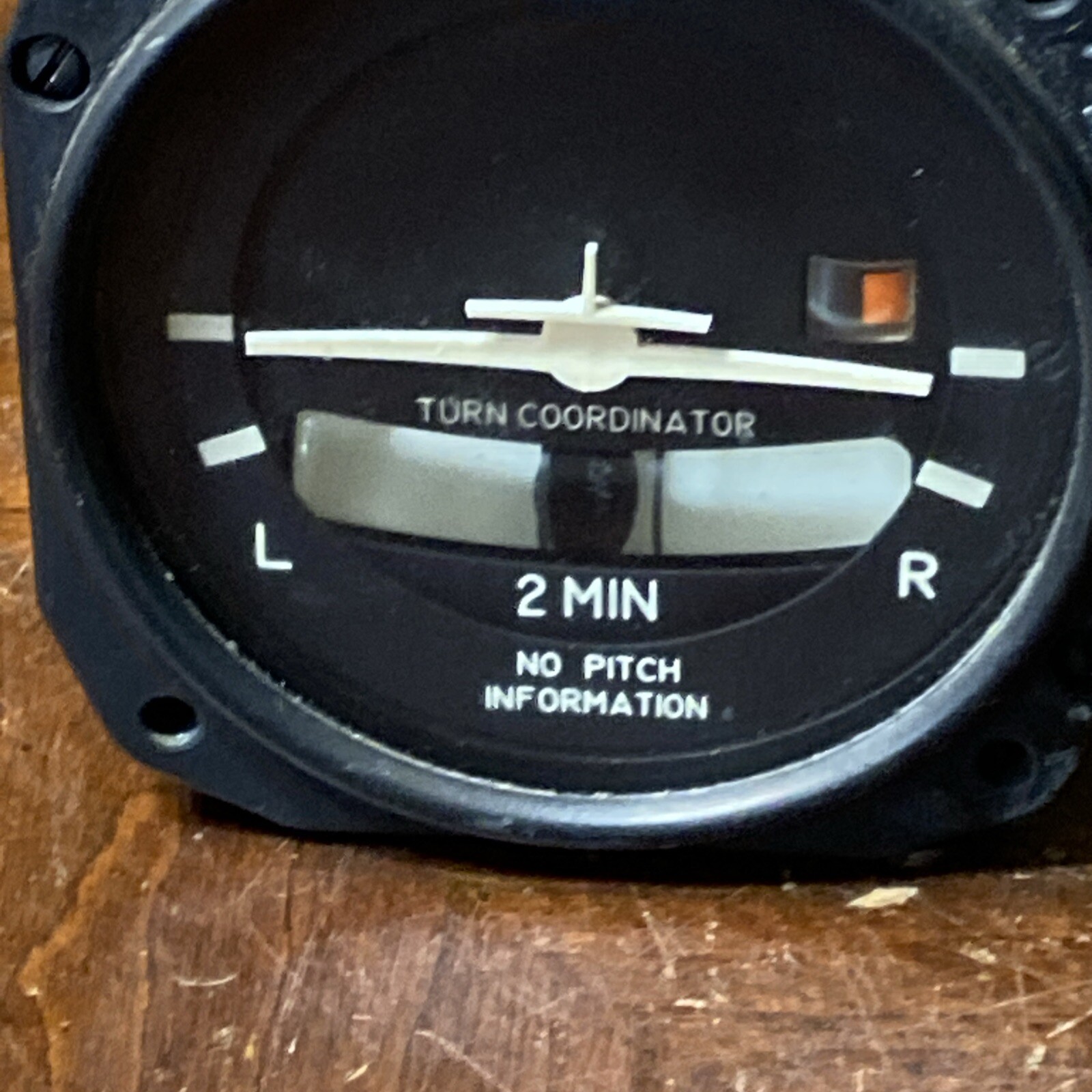 Electric Gyro Corp Turn Coordinator 1394T100-3(5) - Parts Only