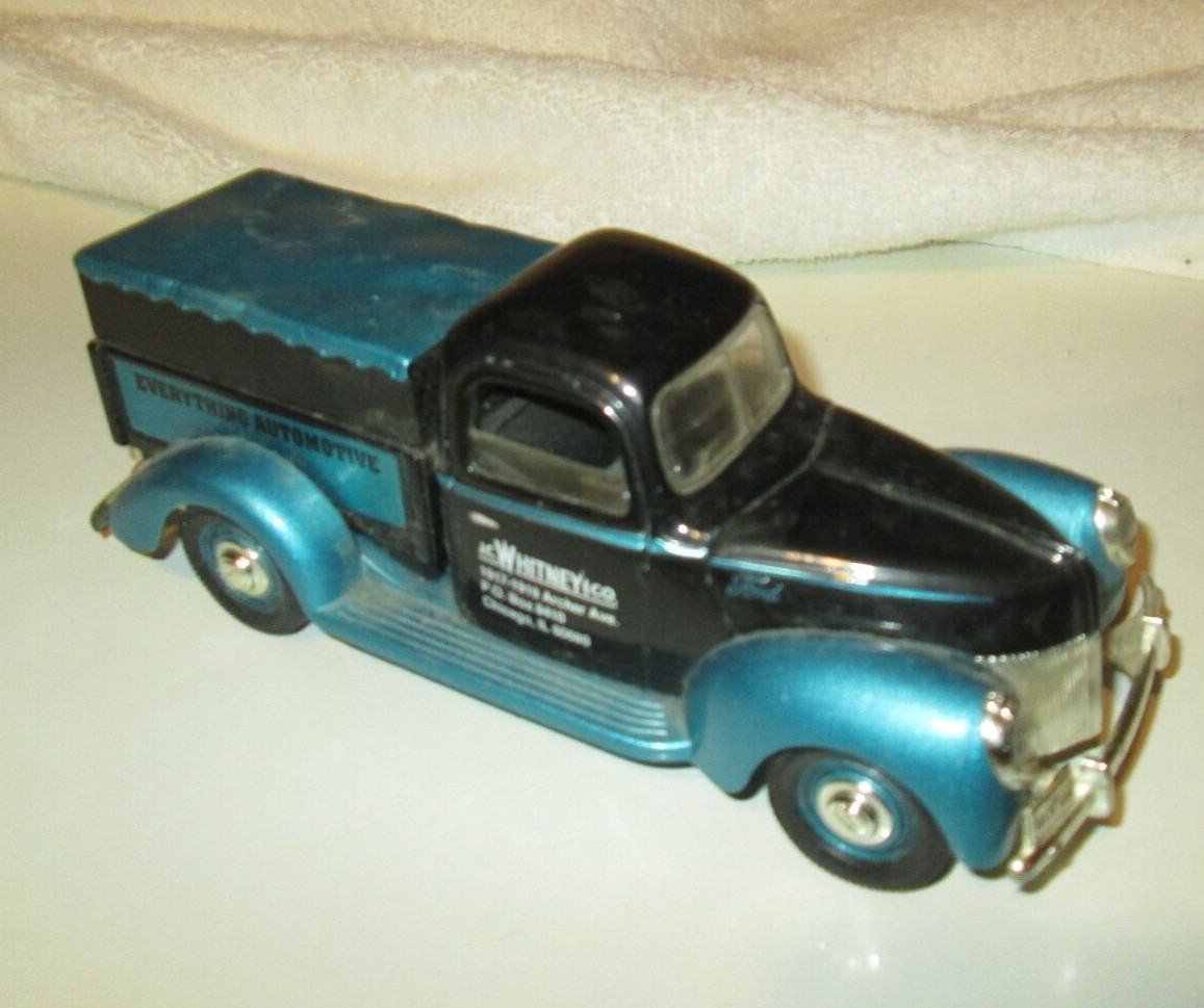 Liberty Classics Ltd Edition J C WHITNEY Truck Bank 1940 Ford Metal Die Cast TOY