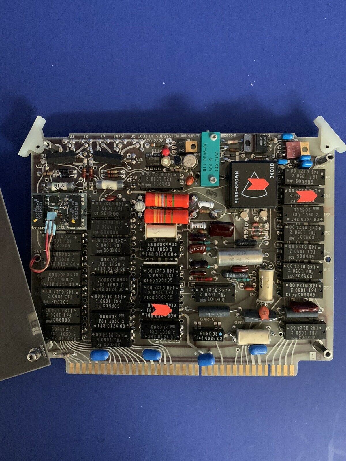 Tektronix 1803 DC Subsystem Amplifier PCB Assy,  670-2826-07