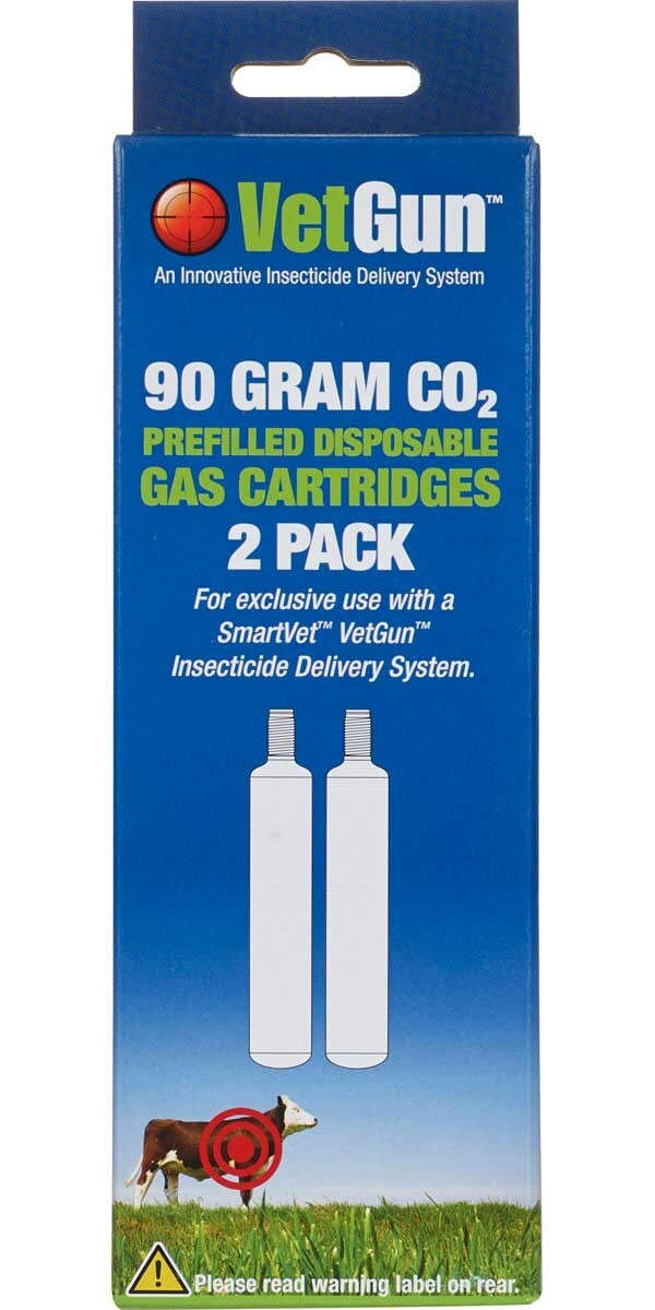 CO2 Propellant for VetGun Livestock Health Supplies2x90gm