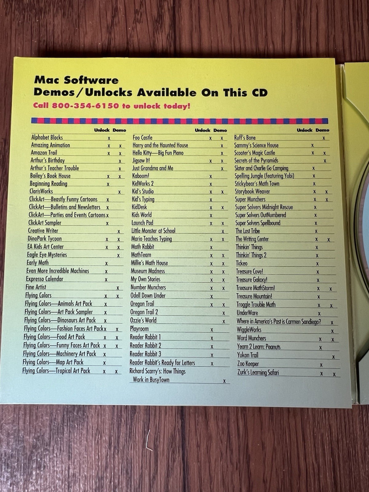 Vintage Club Kidsoft software catalog CD-ROMs 1995 vol 3 issue 1