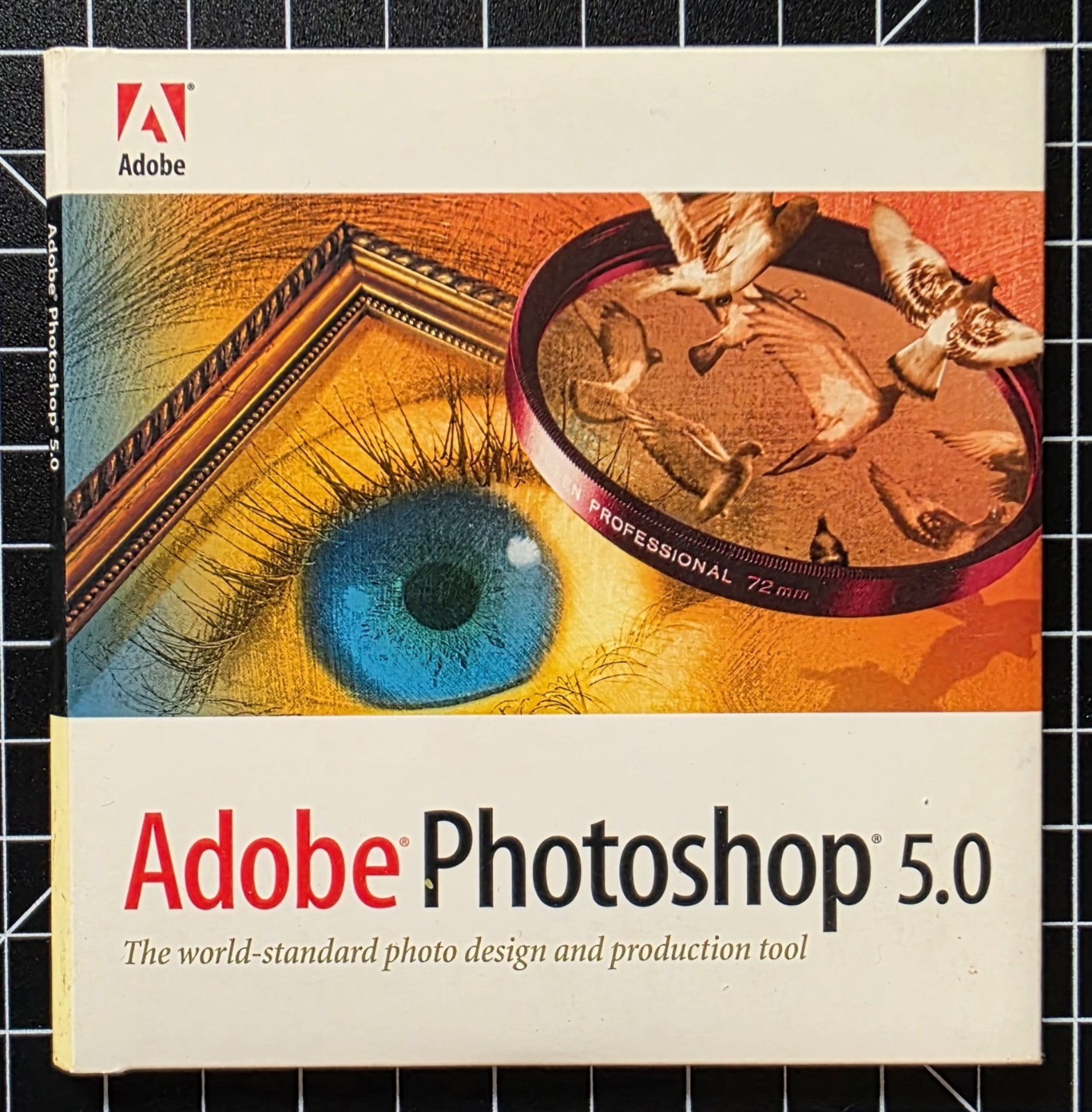 Vintage Adobe Photoshop 5.0 Macintosh Mac Software 2 CD Set w Serial Sleeve