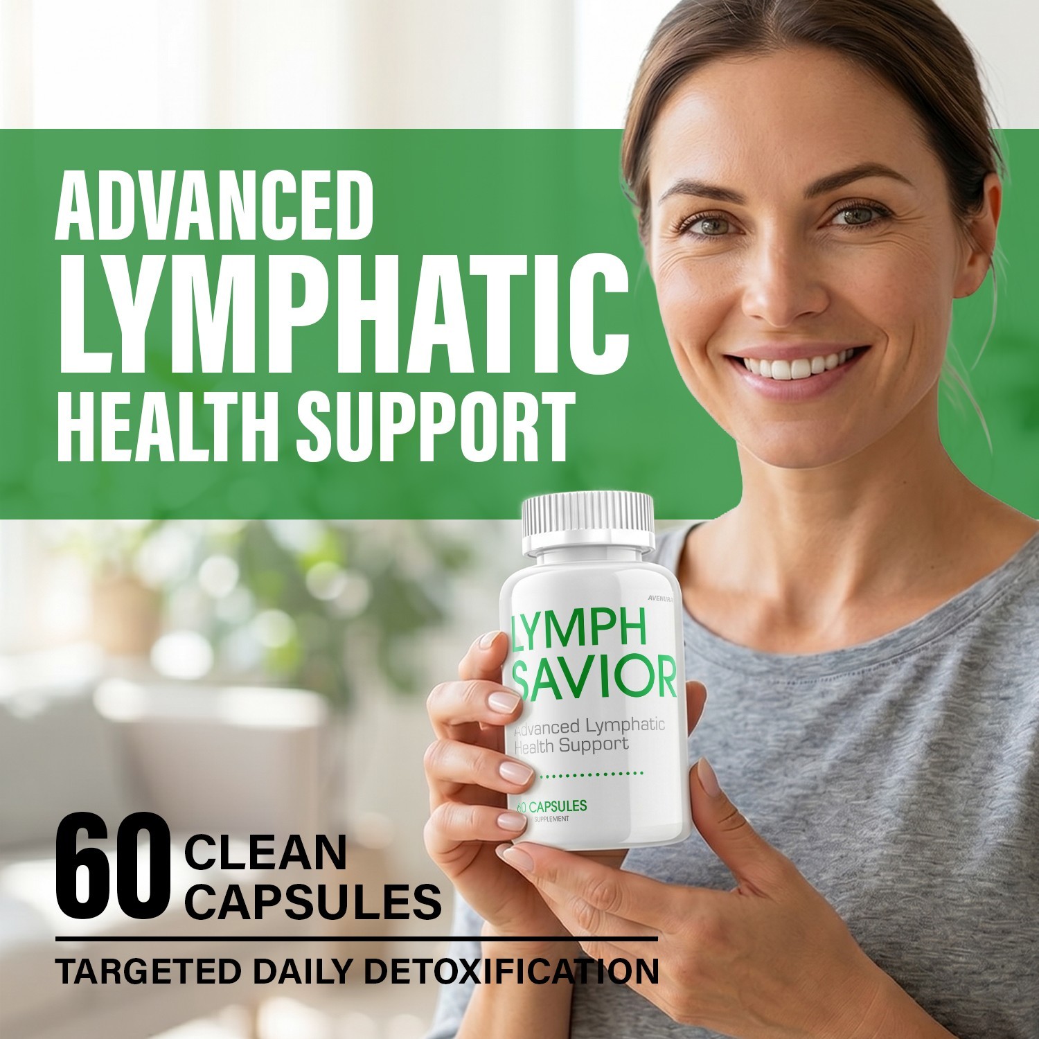 (5 Pack) Lymph Savior Capsules – LymphSavior Pill Advanced Formula Natural Blend