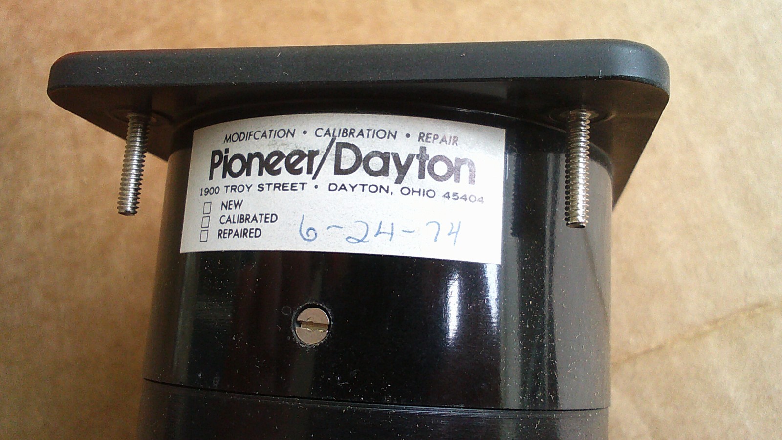 Vintage Simpson 57ET Elapsed Time Indicator Hour Meter NOS